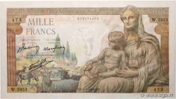 1000 Francs DÉESSE DÉMÉTER FRANCIA  1943 F.40.15