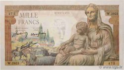 1000 Francs DÉESSE DÉMÉTER FRANCE  1943 F.40.15