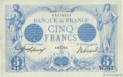 5 Francs BLEU FRANCE  1912 F.02.05 SUP