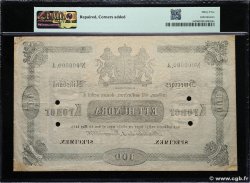 100 Kronor Spécimen SUÈDE  1876 P.05s TTB+