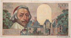 10 NF sur 1000 Francs RICHELIEU FRANCE  1957 F.53.01 pr.TTB