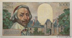 10 NF sur 1000 Francs RICHELIEU FRANCE  1957 F.53.01 VF