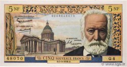 5 Nouveaux Francs VICTOR HUGO FRANCE  1959 F.56.01