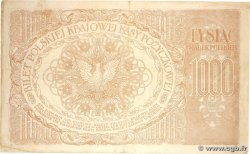 1000 Marek POLOGNE  1919 P.022a TTB+