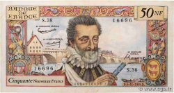50 Nouveaux Francs HENRI IV FRANCIA  1959 F.58.04