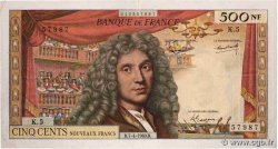 500 Nouveaux Francs MOLIÈRE FRANCE  1960 F.60.02