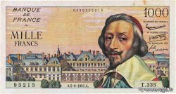1000 Francs RICHELIEU FRANKREICH  1957 F.42.26