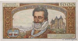 5000 Francs HENRI IV FRANCE  1957 F.49.01 TTB