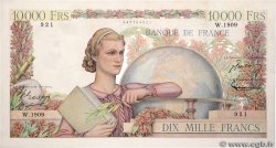 10000 Francs GÉNIE FRANÇAIS FRANCE  1951 F.50.53