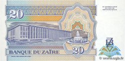 20 Nouveaux Zaïres ZAIRE  1993 P.56 q.FDC