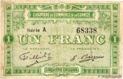 1 Franc FRANCE régionalisme et divers Corrèze 1915 JP.051.12 TB