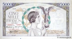 5000 Francs VICTOIRE Impression à plat FRANCE  1939 F.46.03 VF-