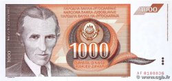 1000 Dinara YUGOSLAVIA  1990 P.107 UNC-