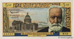 5 Nouveaux Francs VICTOR HUGO Numéro spécial FRANCE  1962 F.56.12 XF
