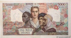 5000 Francs EMPIRE FRANÇAIS FRANCIA  1945 F.47.46