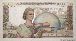 10000 Francs GÉNIE FRANÇAIS FRANCIA  1952 F.50.61