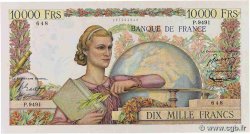 10000 Francs GÉNIE FRANÇAIS FRANCE  1955 F.50.76 VF