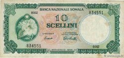 10 Scellini SOMALIA  1966 P.06a F