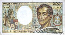 200 Francs MONTESQUIEU FRANCE  1985 F.70.05