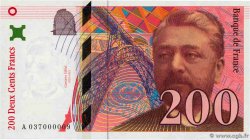 200 Francs EIFFEL Petit numéro FRANCE  1996 F.75.03A1 UNC