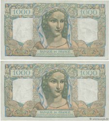 1000 Francs MINERVE ET HERCULE Consécutifs FRANCE  1948 F.41.23 TTB