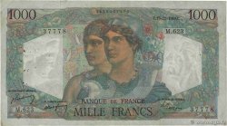 1000 Francs MINERVE ET HERCULE FRANCIA  1949 F.41.30 BC+