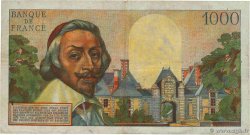 1000 Francs RICHELIEU Numéro radar FRANCE  1957 F.42.25 TB