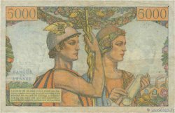 5000 Francs TERRE ET MER FRANCE  1949 F.48.02 VF-