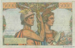 5000 Francs TERRE ET MER FRANCE  1952 F.48.06 VF