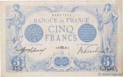 5 Francs BLEU FRANCE  1913 F.02.21