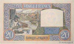 20 Francs TRAVAIL ET SCIENCE FRANCE  1940 F.12.02 TTB+