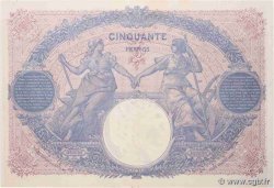 50 Francs BLEU ET ROSE FRANCE  1915 F.14.28 TTB