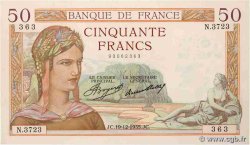 50 Francs CÉRÈS FRANCE  1935 F.17.21
