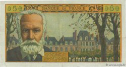 5 Nouveaux Francs VICTOR HUGO FRANCE  1959 F.56.04 VF-