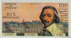 10 Nouveaux Francs RICHELIEU FRANCE  1962 F.57.17 XF-