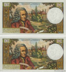 10 Francs VOLTAIRE Consécutifs FRANCE  1964 F.62.09 pr.SUP