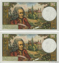 10 Francs VOLTAIRE Consécutifs FRANCE  1967 F.62.24 pr.SPL