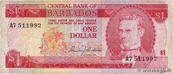 1 Dollar BARBADOS  1973 P.29a F