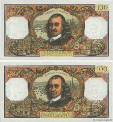 100 Francs CORNEILLE Consécutifs FRANCE  1973 F.65.41 AU+