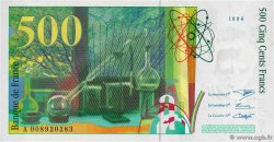 500 Francs PIERRE ET MARIE CURIE FRANCIA  1994 F.76.01 q.FDC