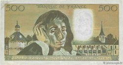 500 Francs PASCAL FRANCE  1992 F.71.50 VF+