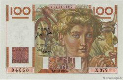 100 Francs JEUNE PAYSAN FRANKREICH  1950 F.28.28 fST