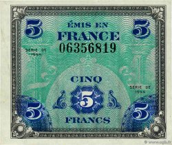 5 Francs DRAPEAU FRANCE  1944 VF.17.01 XF