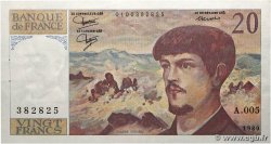 20 Francs DEBUSSY FRANCE  1980 F.66.01A5 TTB+