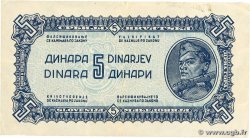 5 Dinara YOUGOSLAVIE  1944 P.049a