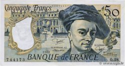 50 Francs QUENTIN DE LA TOUR FRANCE  1982 F.67.08 XF