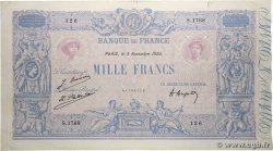 1000 Francs BLEU ET ROSE FRANCE  1924 F.36.40 TB