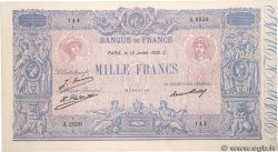 1000 Francs BLEU ET ROSE FRANCE  1926 F.36.43