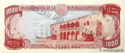 1000 Pesos Oro Spécimen RÉPUBLIQUE DOMINICAINE  1985 P.124s2 NEUF