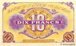 10 Francs FRENCH WEST AFRICA  1943 P.29 AU